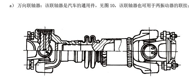 電動機通過聯(lián)軸器直接驅(qū)動振動器，見圖9